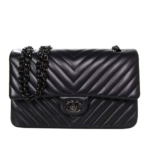 chanel chevron black price|chanel chevron black handbag On Sale .